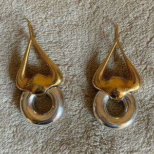 Ellery Cookie Lasso Gold / Silver Plated Earrings